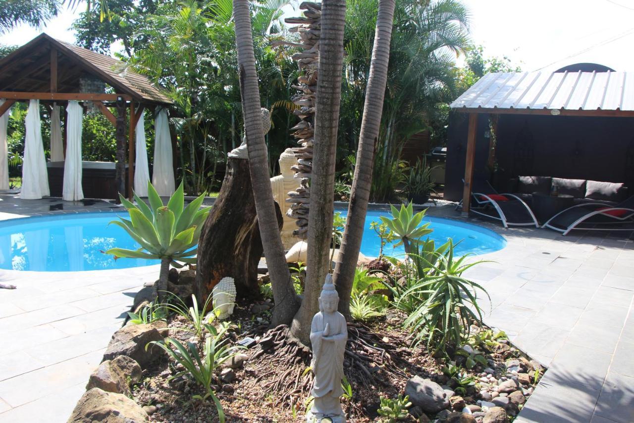 La Liane De Jade 974-Lodge Le Palissandre - Jacuzzi Privatif - Piscine Chauffee Le Bois de Nefles  ภายนอก รูปภาพ